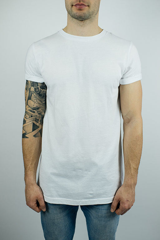 The Lakeside Rolled-cuff T-shirt in Sand