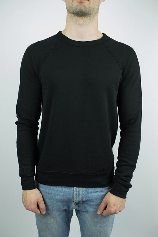 The Night Bay Raglan Sweater in Black