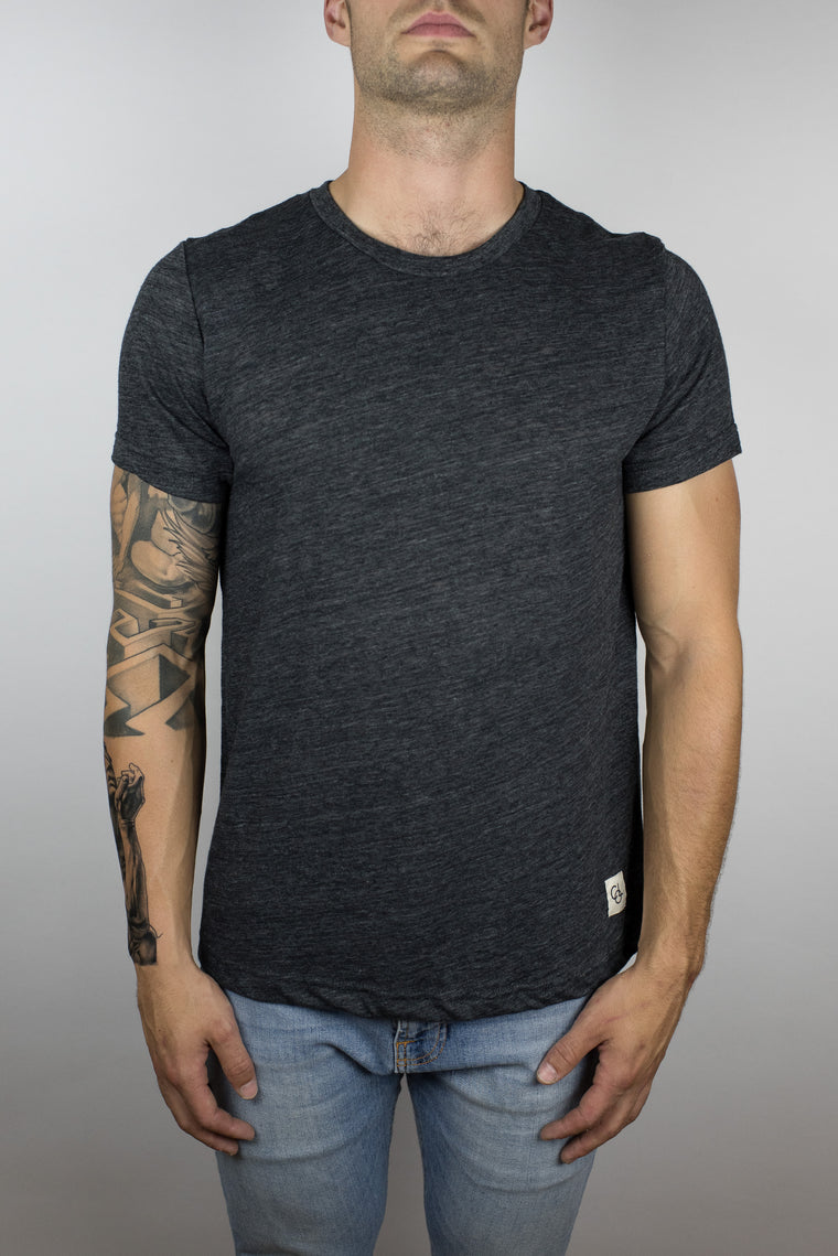 The Trigger Slub Tee in Charcoal