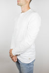 The Ignition Long Sleeve Henley in White