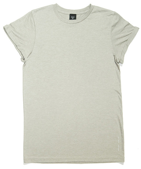 The Lakeside Rolled-cuff T-shirt in Sand