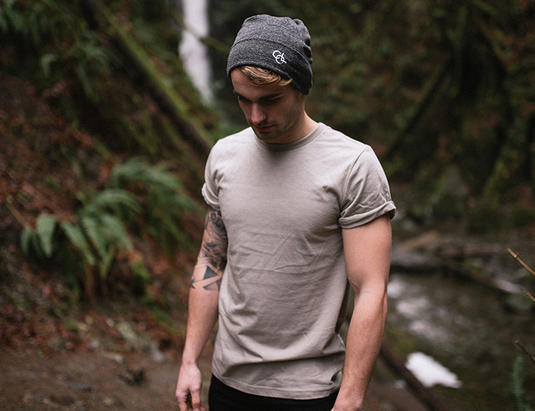 The Port Beanie in Dark Grey