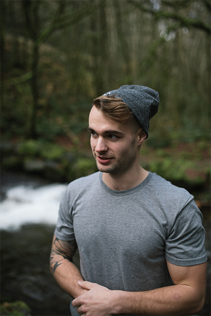 The Port Beanie in Dark Grey